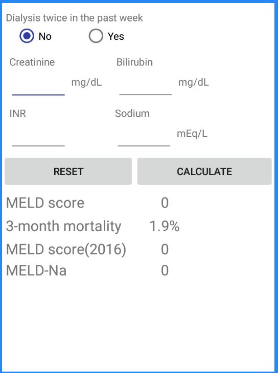Descarga de APK de Calculadora de puntuación MELD para Android