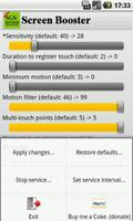 SGS Touchscreen Booster screenshot 1
