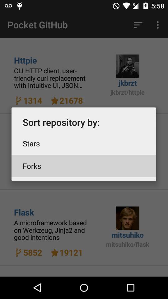 Pocket GitHub for Android - APK Download