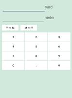 YM(Yard and Meter) converter पोस्टर