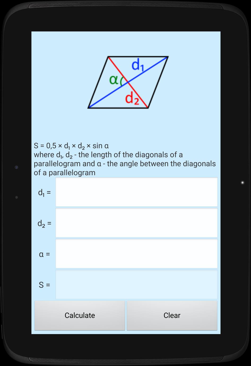 Area Of Parallelogram Programdownload Free Apps Area Of Parallelogram Programdownload Free Apps