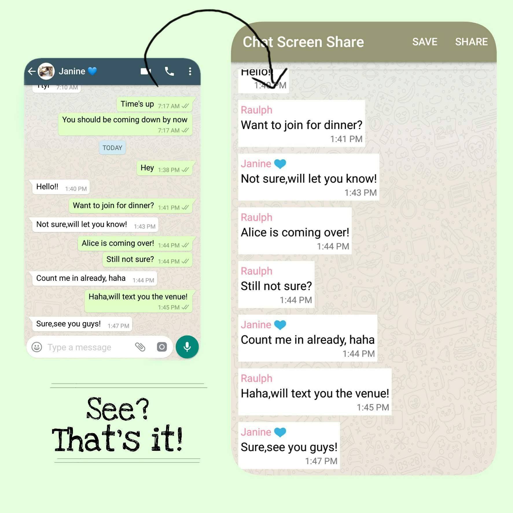 Descarga De Apk De Chat Screen Share Whatsapp Para Android