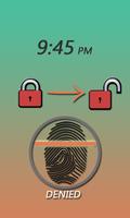 برنامه‌نما Fingerprint Lock Screen عکس از صفحه