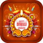 Diwali greetings - greeting card maker icône