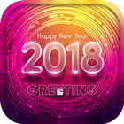 Happy New Year Greetings - Greetings Card Maker آئیکن