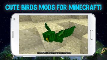 Birds mod for Minecraft Affiche
