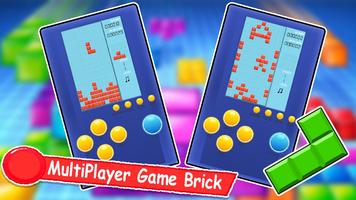 Brick Classic Block - Retro Puzzle Game Affiche