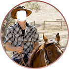 Horse With Man Photo Editor آئیکن