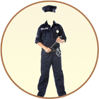 Kids Police Photo Suit icône
