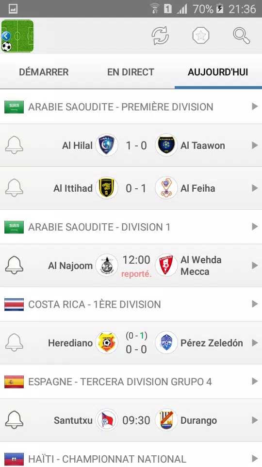 Résultats Match Football en Direct APK for Android Download