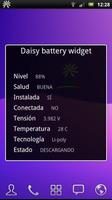 Daisy battery widget capture d'écran 3