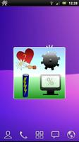 برنامه‌نما Daisy battery widget عکس از صفحه