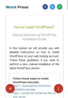 Wordpress Tutorial|wordpress poster