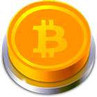 Bitcoin Miner Blockchain Button أيقونة