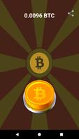 Bitcoin Miner Blockchain Button Affiche