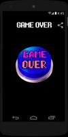 Game Over Theme Button poster