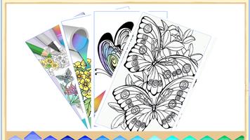 butterfly coloring pages : butterfly outline screenshot 1