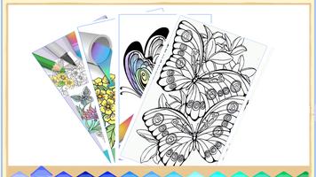 butterfly coloring pages : butterfly outline screenshot 3