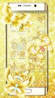 Golden Butterfly Icon Packs Affiche