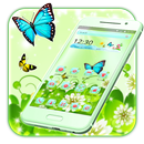 Tema Alam Hijau Kupu-kupu APK