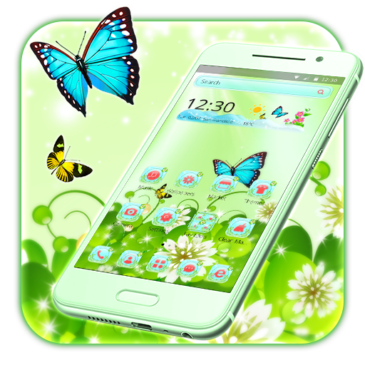 Butterfly Green Nature Theme