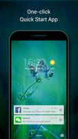 برنامه‌نما Butterfly Lock Screen - 3D neon butterfly theme عکس از صفحه