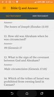 Bible Questions and Answers poster