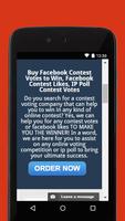 Buy Facebook Contest Votes اسکرین شاٹ 1
