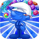 Garga & Smurf 💙 Village Bubble Blast 💙 icon