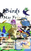 Birds my friend - baby poster