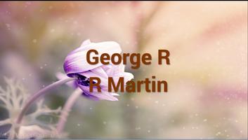 George R. R. Martin Affiche