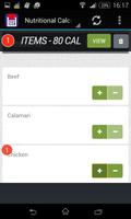برنامه‌نما Nutrition Calculator عکس از صفحه