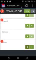 برنامه‌نما Nutrition Calculator عکس از صفحه