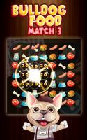 French Bulldog Food Match 3 syot layar 1