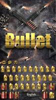 Bullet gunnery Typewriter Affiche