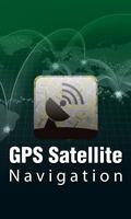 GPS navigation par satellite Affiche