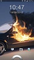 2 Schermata Burning Car 3D Live Wallpaper