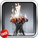 Burning Flowers Live Wallpaper APK