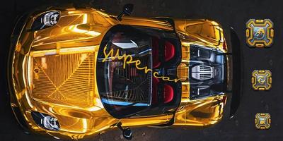 Golden Super Sports Car capture d'écran 3