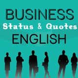 Business Status in English-icoon