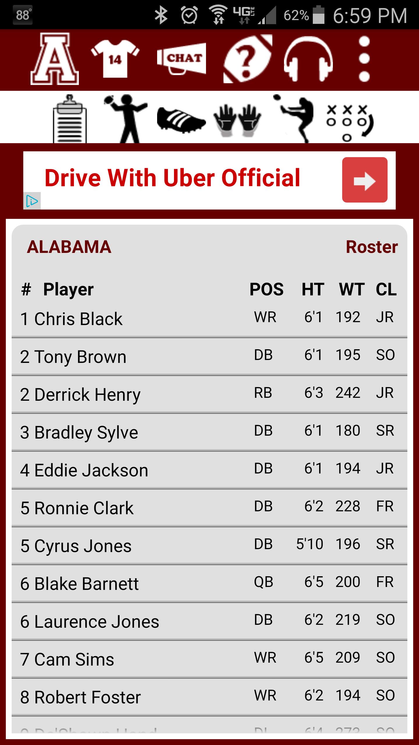 Alabama Football Schedule For Android Apk Download