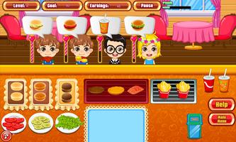 برنامه‌نما Burger Shop Maker عکس از صفحه