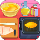 Cooking Fried Chicken Fingers icon