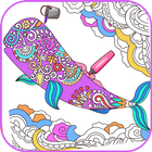 Virtual Mandala Coloring Book Zeichen