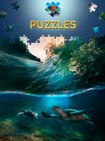 Puzzles de delfines gratis captura de pantalla 1