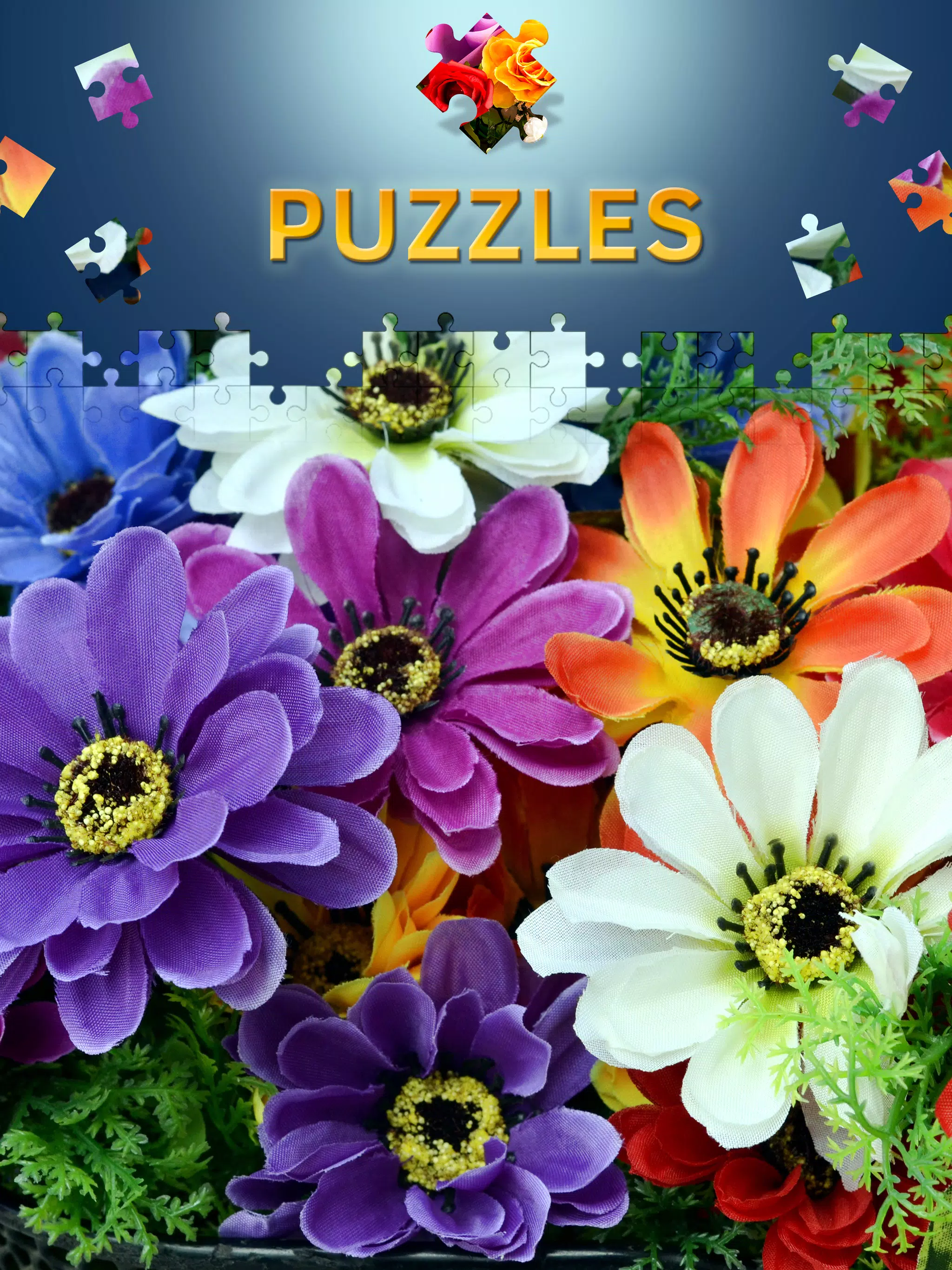 Fleurs Puzzles gratuit APK pour Android Télécharger