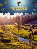 Horses Jigsaw Puzzles Free تصوير الشاشة 1