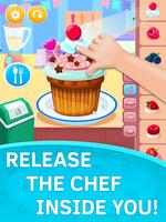 Bake Cupcakes Kochen Spiele Plakat