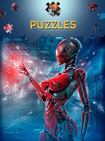 Jeux de robots puzzle gratuit! Affiche