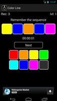 Тренировка памяти "Color Line" पोस्टर